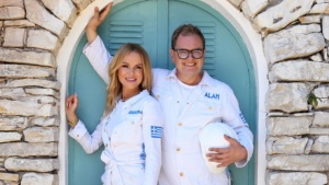 See inside Alan Carr and Amanda Holden’s Greek villa renovation